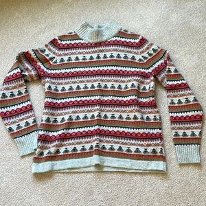 J.Crew Mock Turtleneck Sweater (Size Medium) EUC